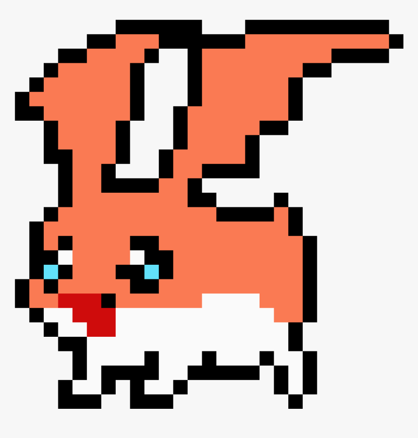 Detail Pixel Art Digimon Nomer 11