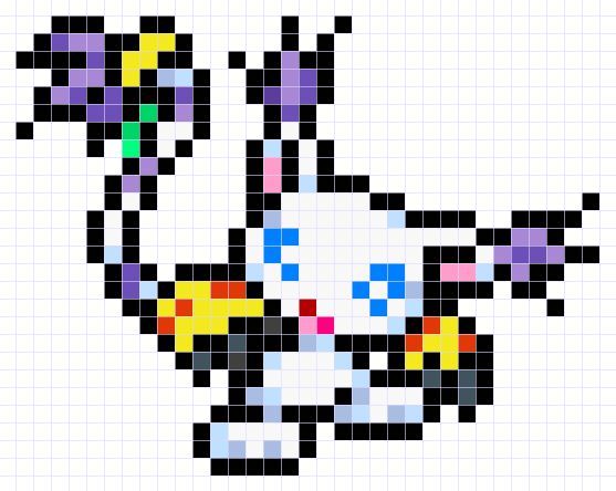 Detail Pixel Art Digimon Nomer 25