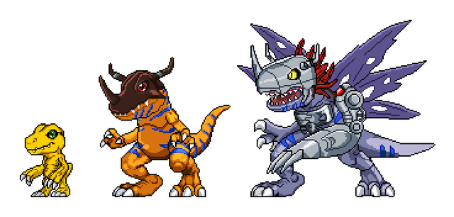 Detail Pixel Art Digimon Nomer 35