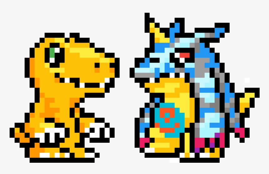 Detail Pixel Art Digimon Nomer 5