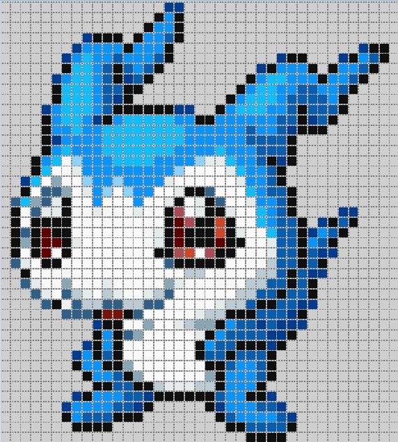 Detail Pixel Art Digimon Nomer 42