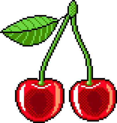 Detail Pixel Cherry Png Nomer 14
