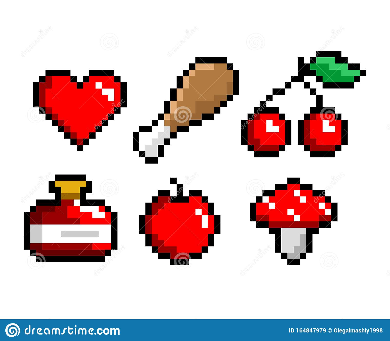 Detail Pixel Cherry Png Nomer 45