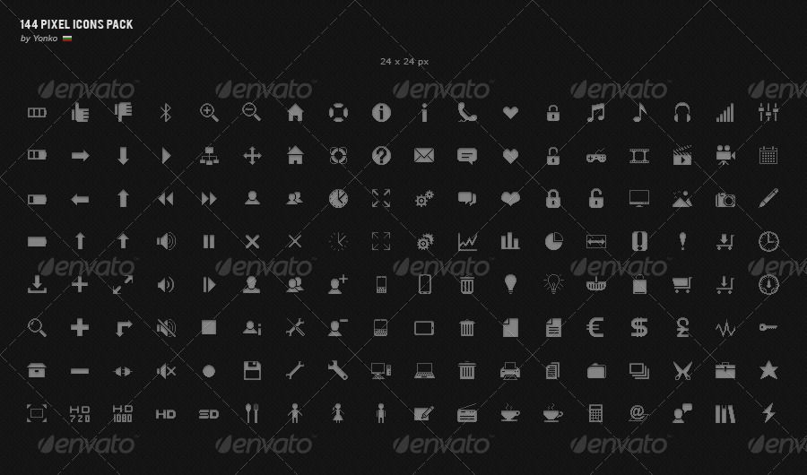 Detail Pixel Icon Pack Nomer 55