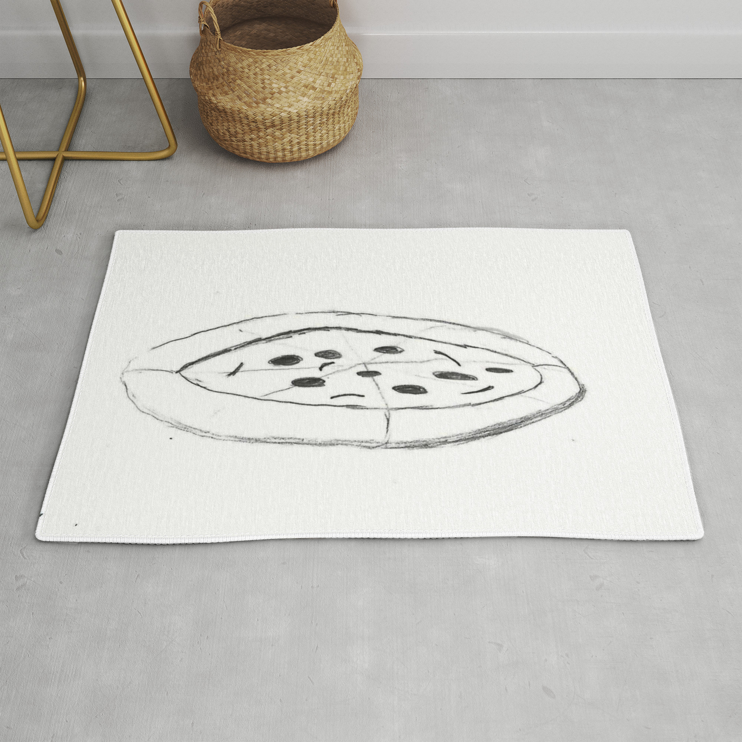 Detail Pizza Pencil Drawing Nomer 29