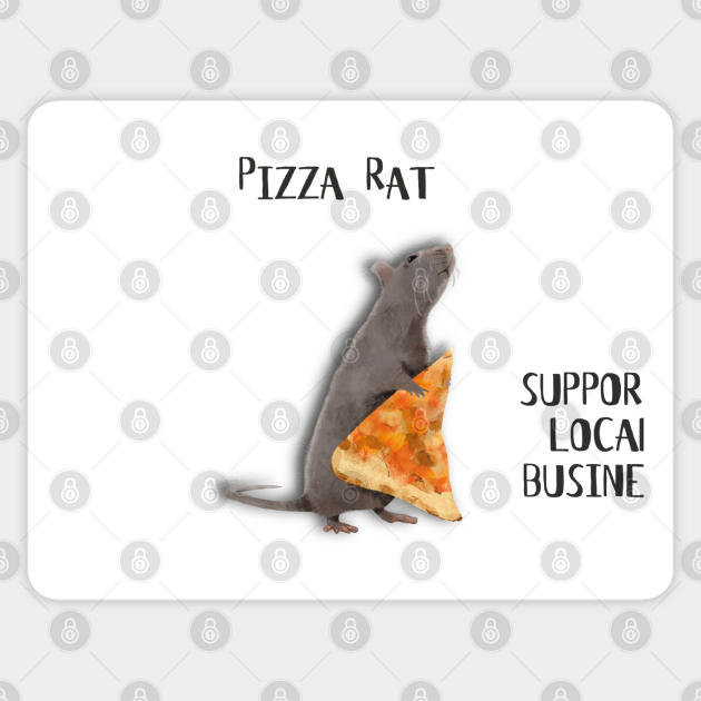 Detail Pizza Rat Sticker Nomer 12