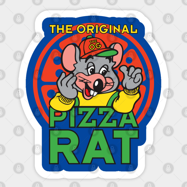 Detail Pizza Rat Sticker Nomer 15