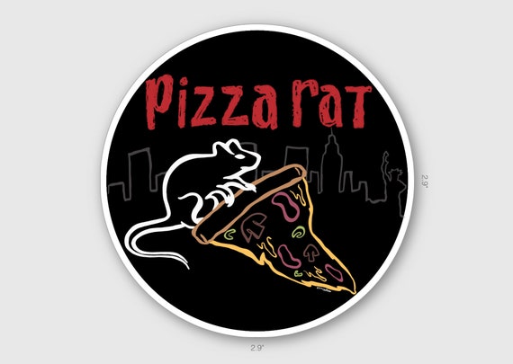 Detail Pizza Rat Sticker Nomer 43