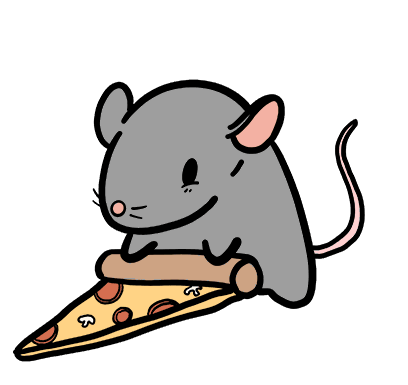 Detail Pizza Rat Sticker Nomer 44