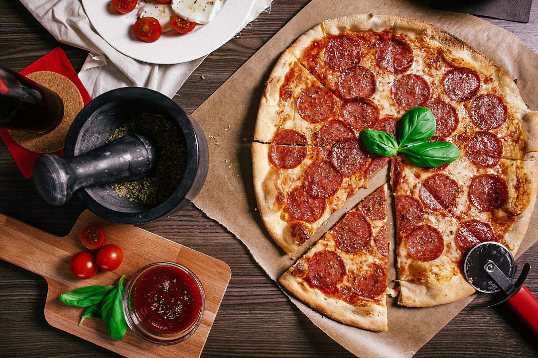 Detail Pizza Stock Photos Nomer 26