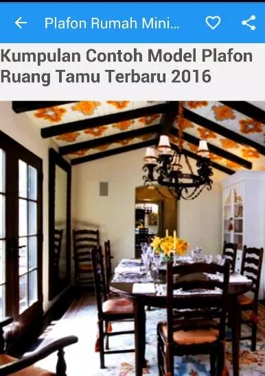 Detail Plafon Rumah Minimalis Terbaru 2016 Nomer 42