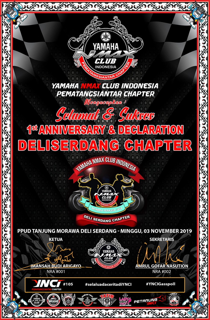 Detail Plakat Anniversary Club Motor Nomer 8