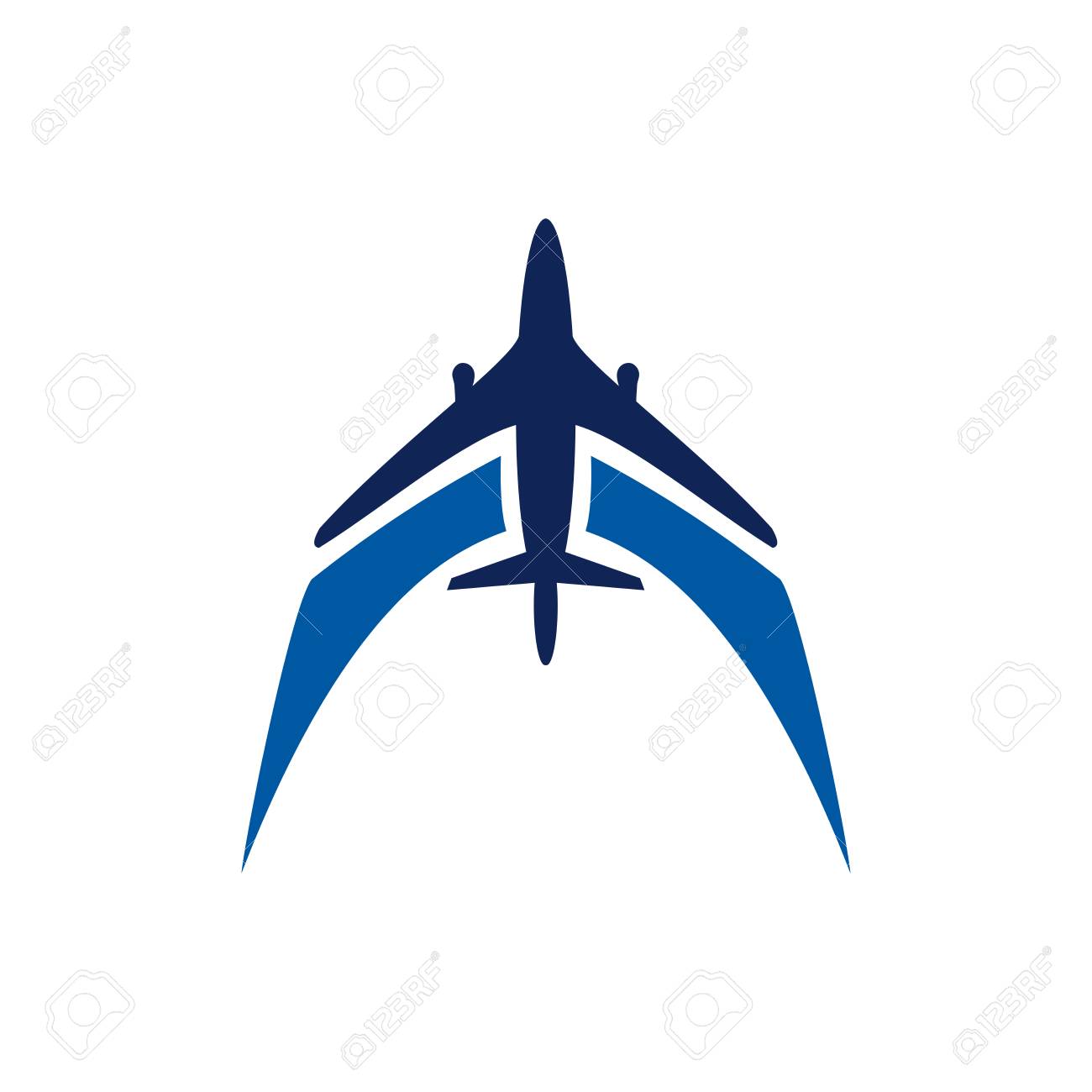 Detail Plane Logo Nomer 27