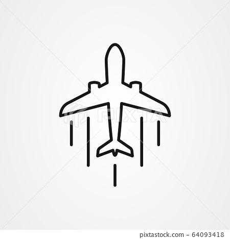 Detail Plane Logo Nomer 29