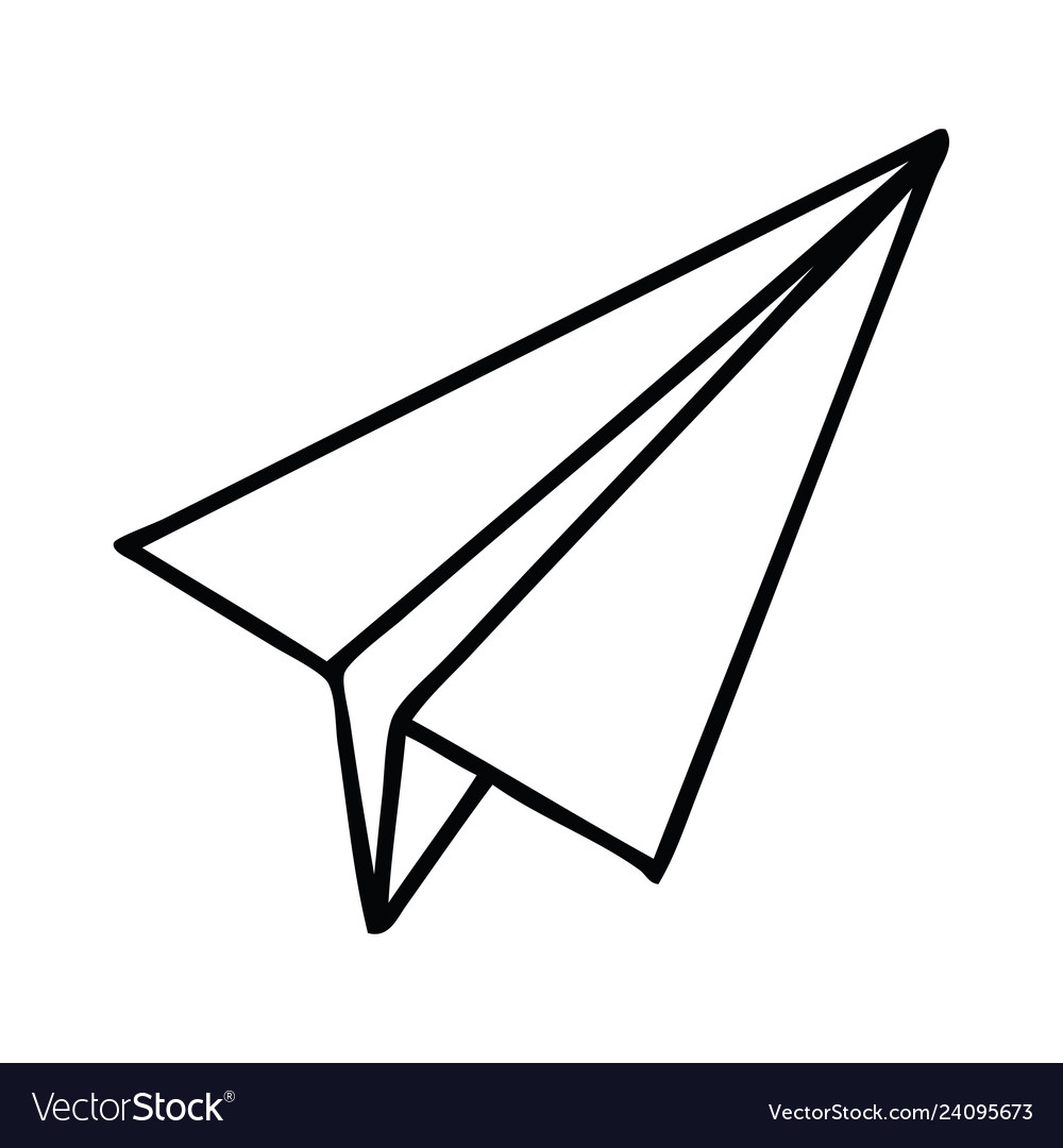 Detail Plane Paper Vector Nomer 23