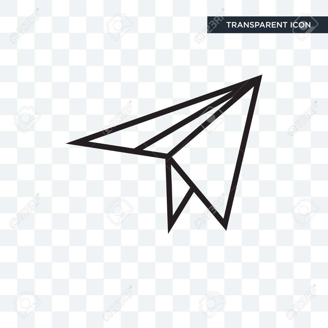 Detail Plane Paper Vector Nomer 28