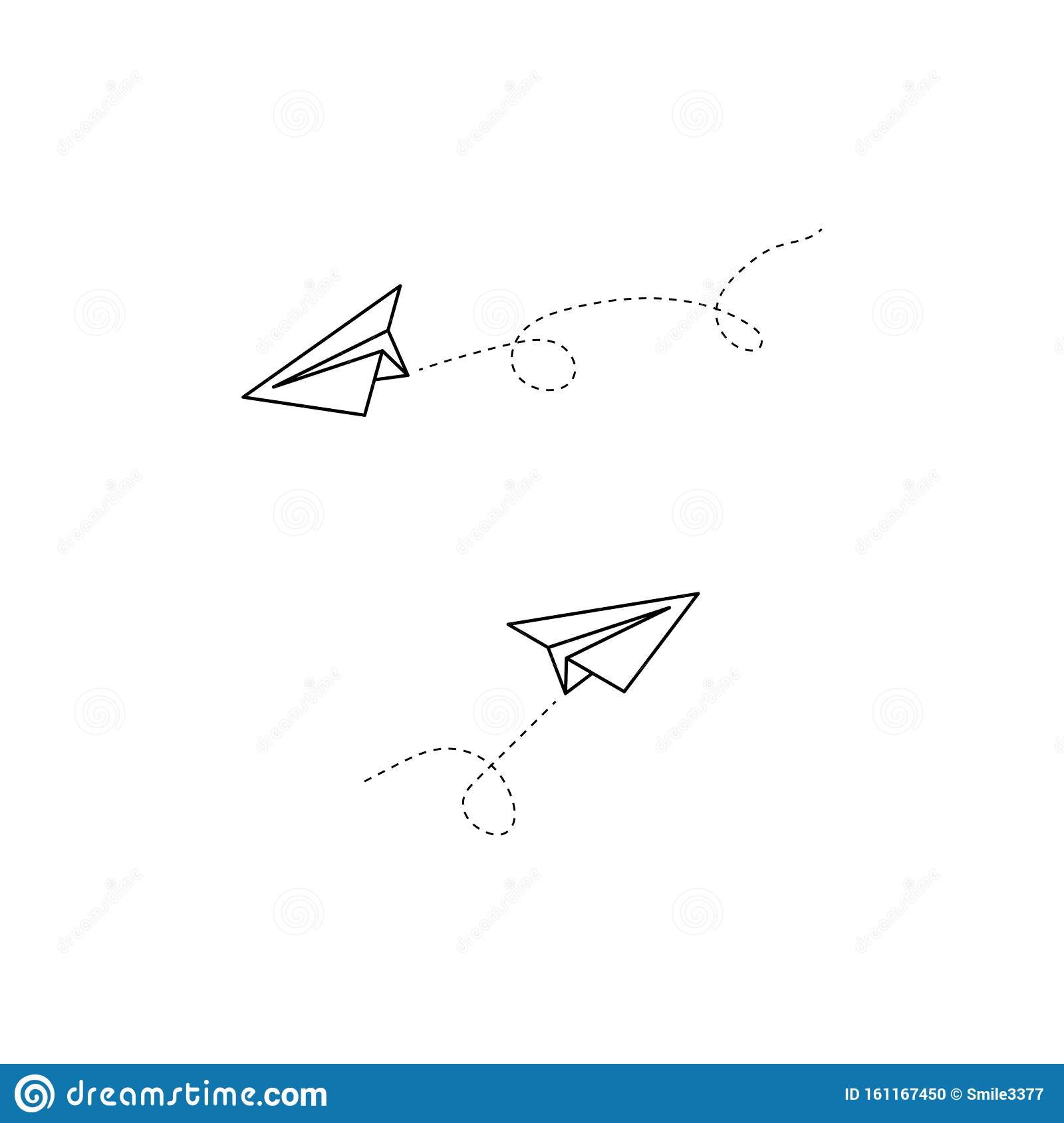 Detail Plane Paper Vector Nomer 36