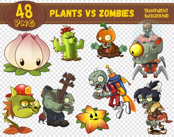 Detail Plant Vs Zombie Character Png Nomer 11