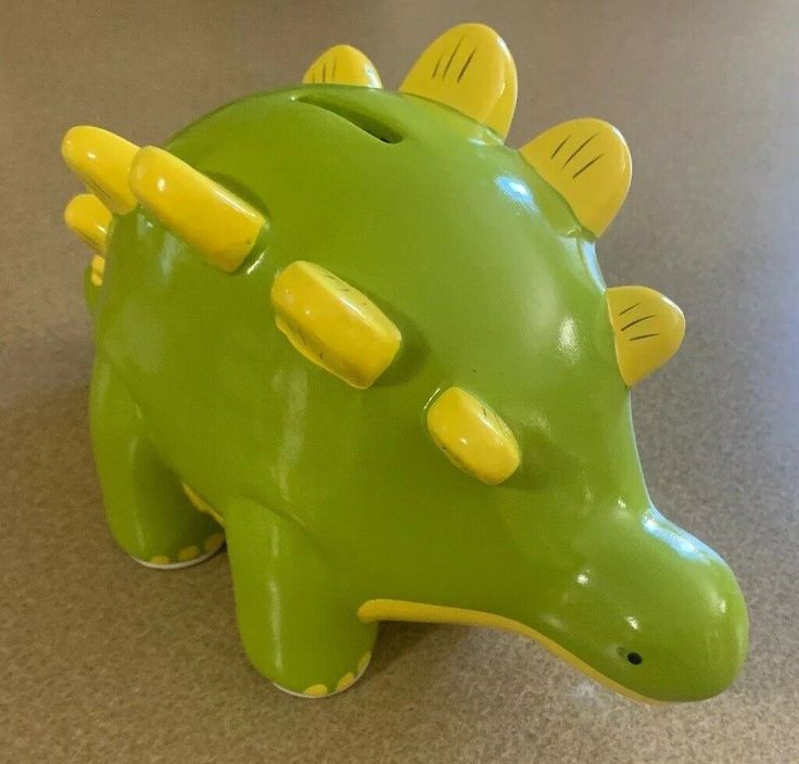 Detail Plastic Dinosaur Piggy Bank Nomer 23