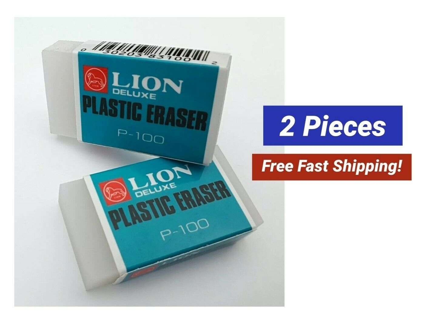 Detail Plastic Eraser Lion Nomer 4