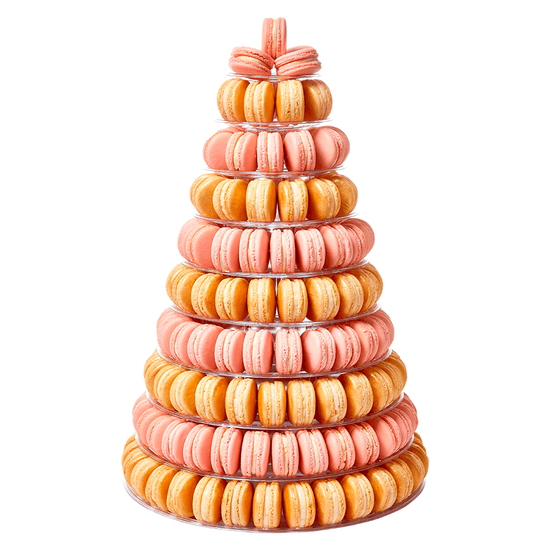 Detail Plastic Macaron Tower Nomer 10