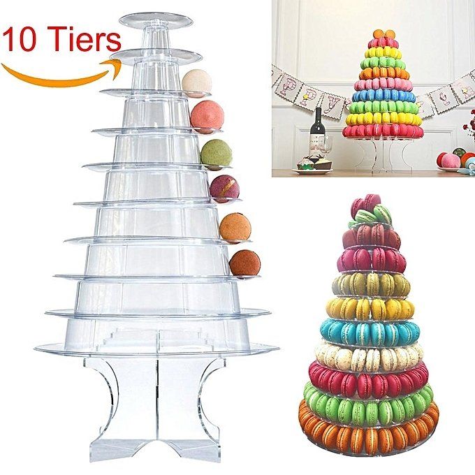 Detail Plastic Macaron Tower Nomer 15