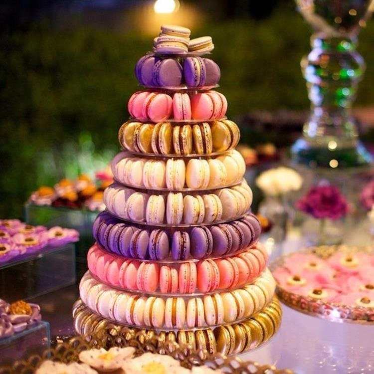 Detail Plastic Macaron Tower Nomer 20