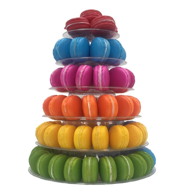 Detail Plastic Macaron Tower Nomer 25