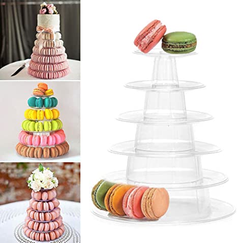 Detail Plastic Macaron Tower Nomer 4