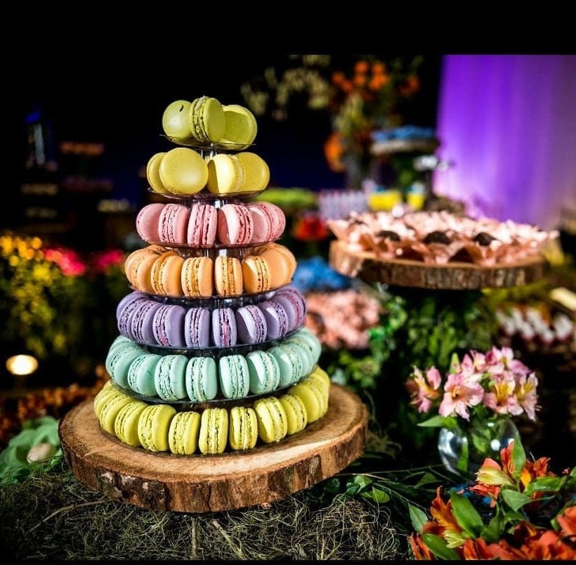 Detail Plastic Macaron Tower Nomer 30