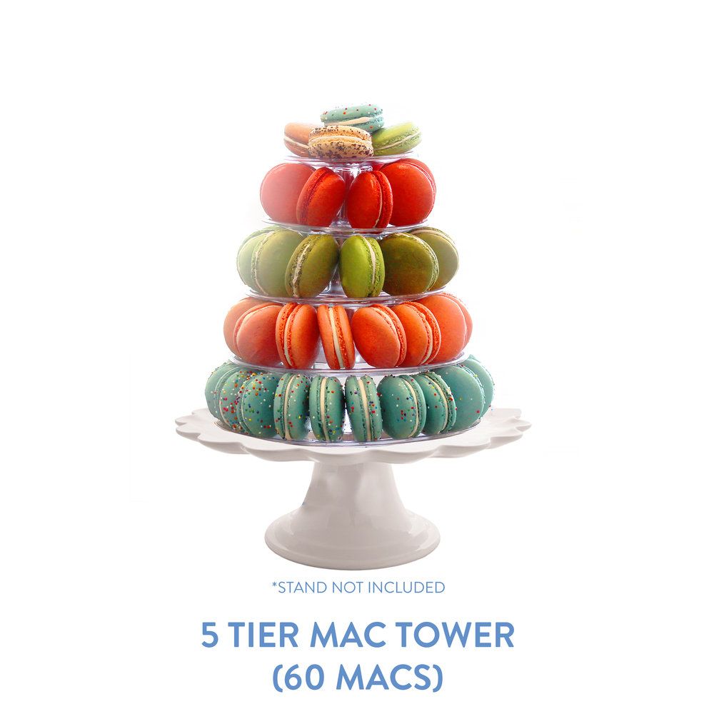 Detail Plastic Macaron Tower Nomer 40