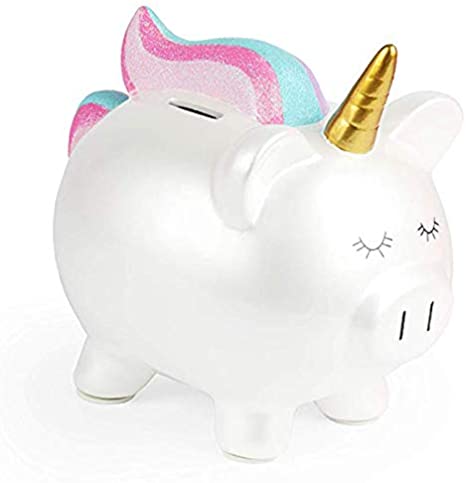 Detail Plastic Unicorn Piggy Bank Nomer 3