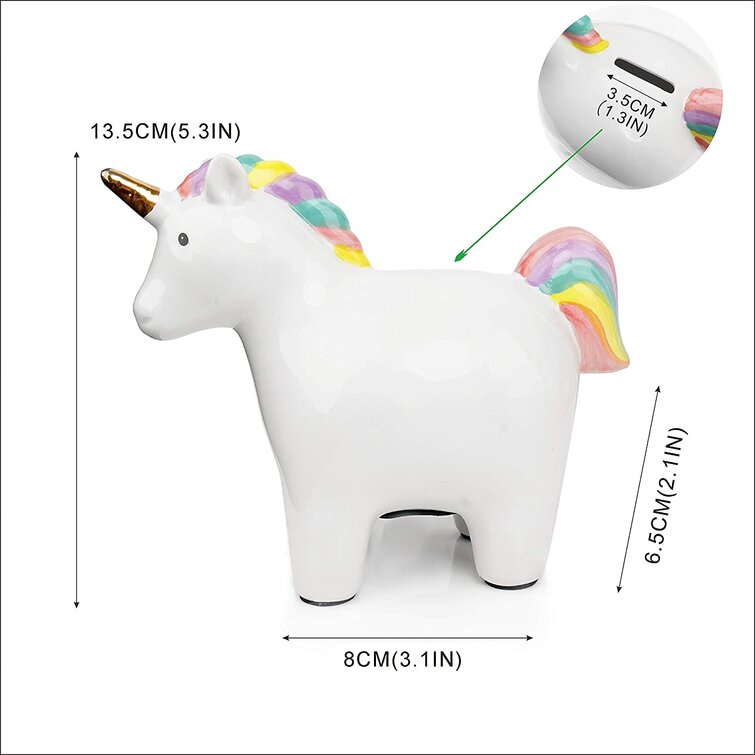 Detail Plastic Unicorn Piggy Bank Nomer 22