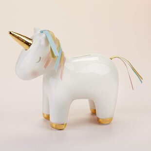 Detail Plastic Unicorn Piggy Bank Nomer 35