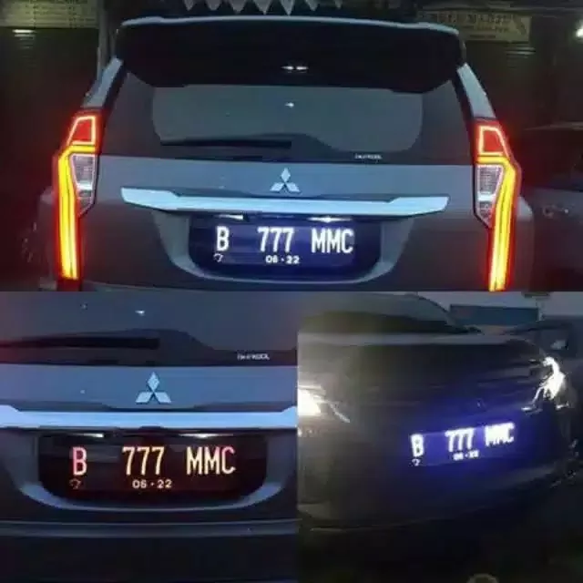 Detail Plat Nomor Acrylic Nomer 24