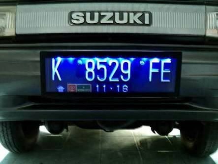 Detail Plat Nomor Acrylic Nomer 40