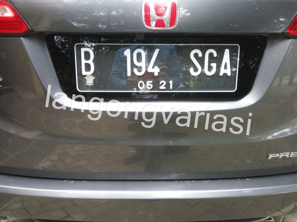 Detail Plat Nomor Acrylic Nomer 55