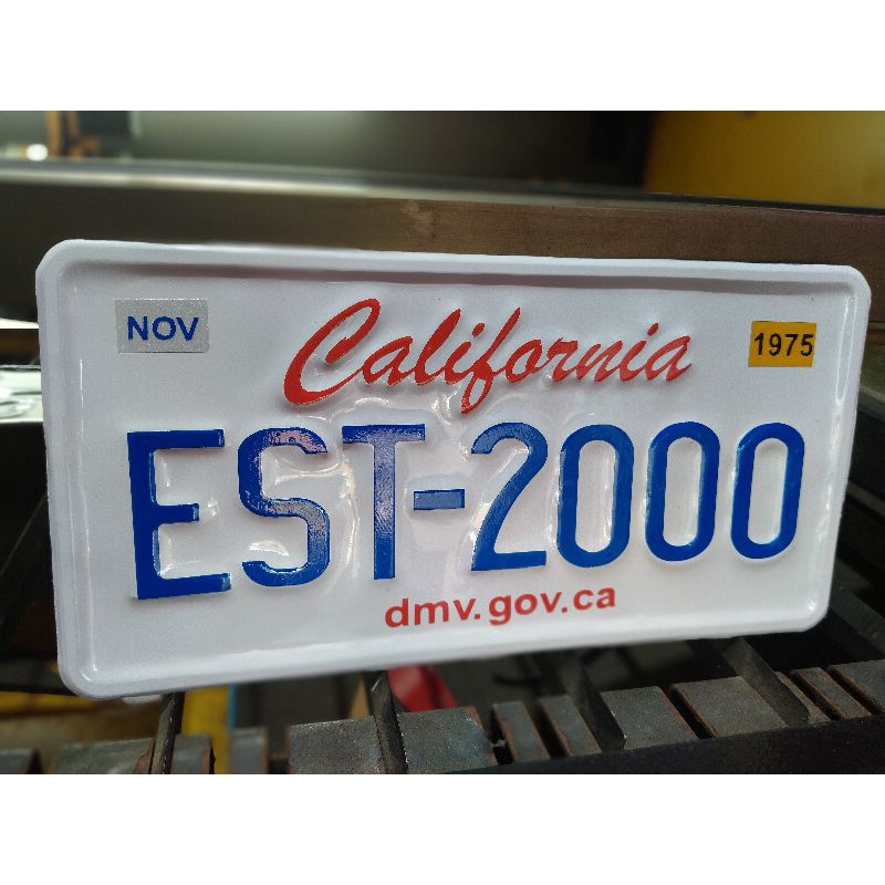 Detail Plat Nomor California Nomer 11