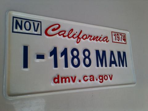 Detail Plat Nomor California Nomer 20