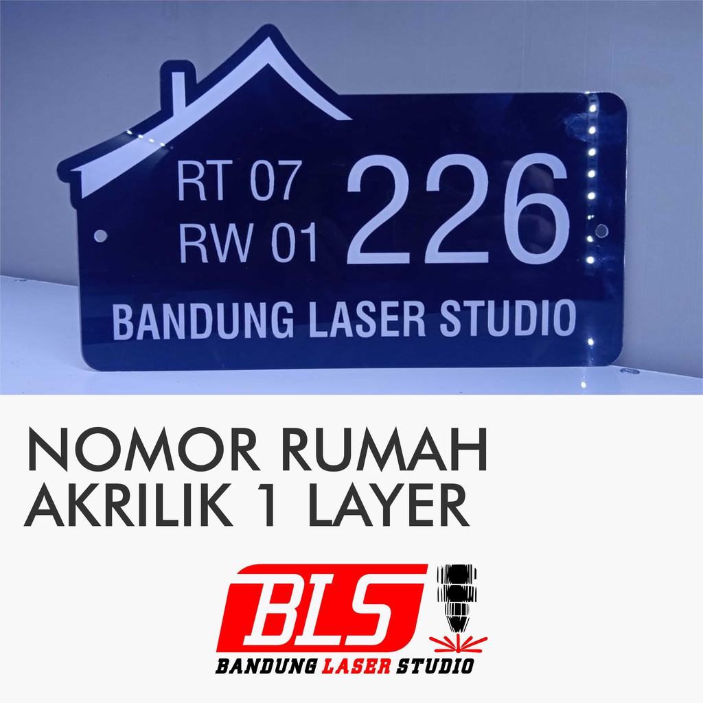 Detail Plat Nomor Rumah Akrilik Nomer 32