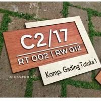 Detail Plat Nomor Rumah Unik Nomer 40