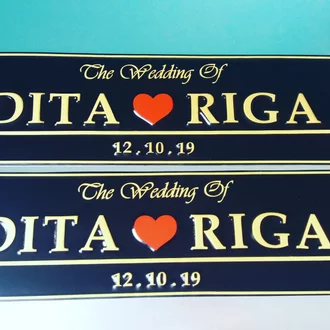 Detail Plat Nomor Wedding Nomer 15