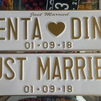 Detail Plat Nomor Wedding Nomer 21