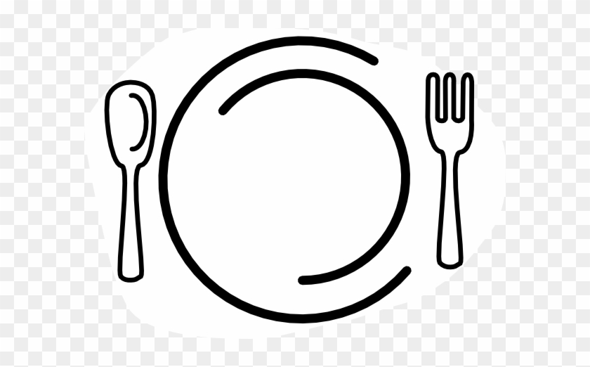 Detail Plate And Fork Clipart Nomer 11
