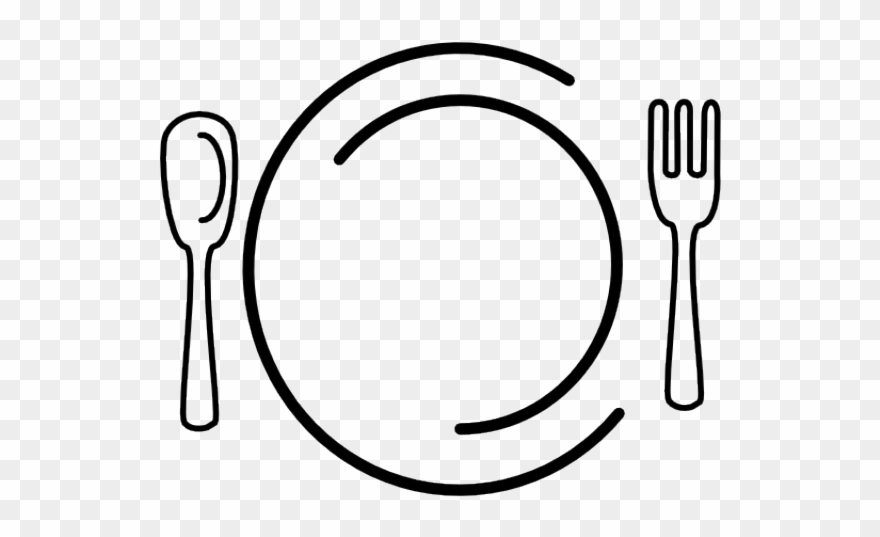 Detail Plate And Fork Clipart Nomer 13