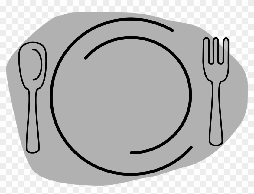 Detail Plate And Fork Clipart Nomer 14