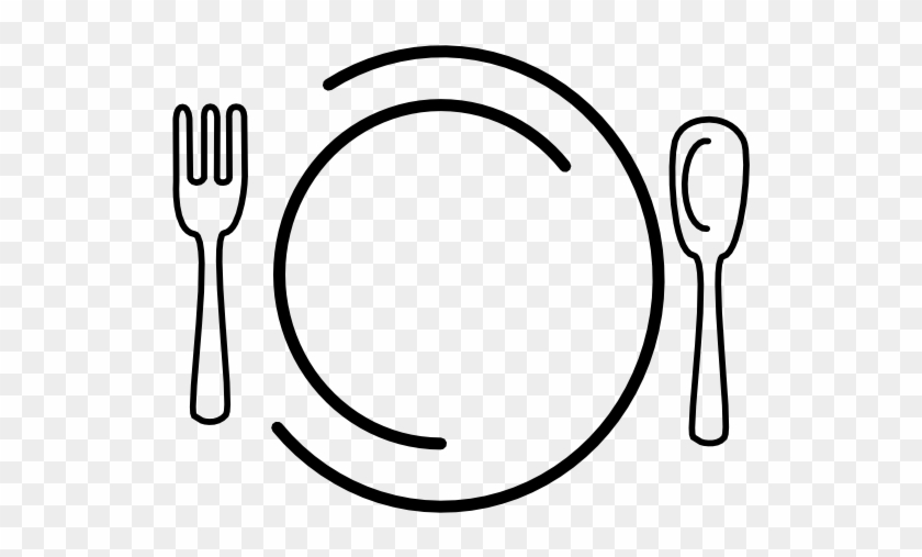 Detail Plate And Fork Clipart Nomer 16