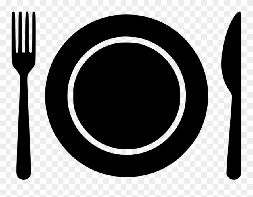 Detail Plate And Fork Clipart Nomer 3