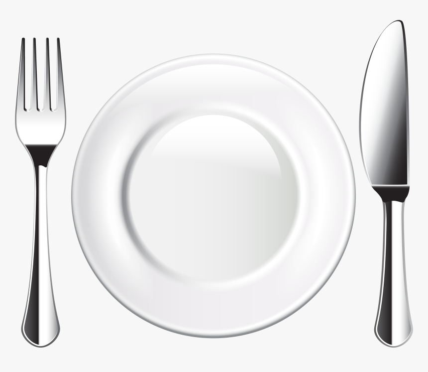 Detail Plate And Fork Clipart Nomer 20