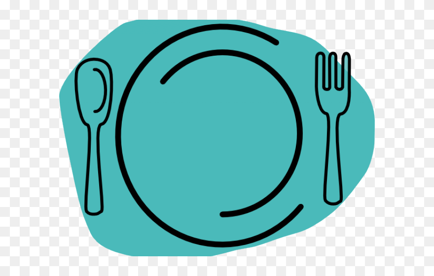 Detail Plate And Fork Clipart Nomer 22